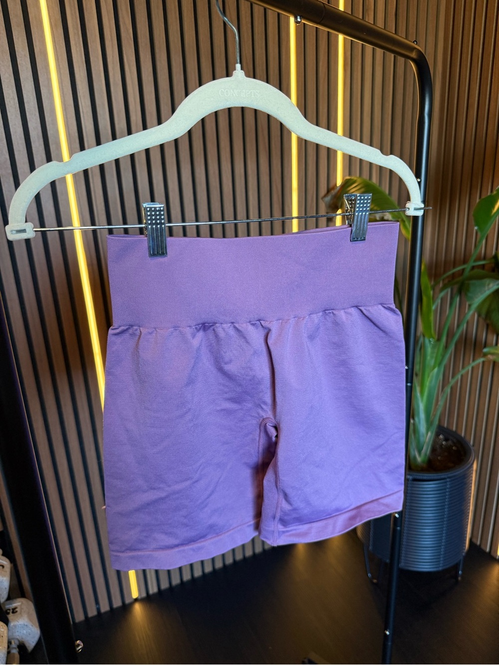 NVGTN High-Waist Purple Women’s Shorts
